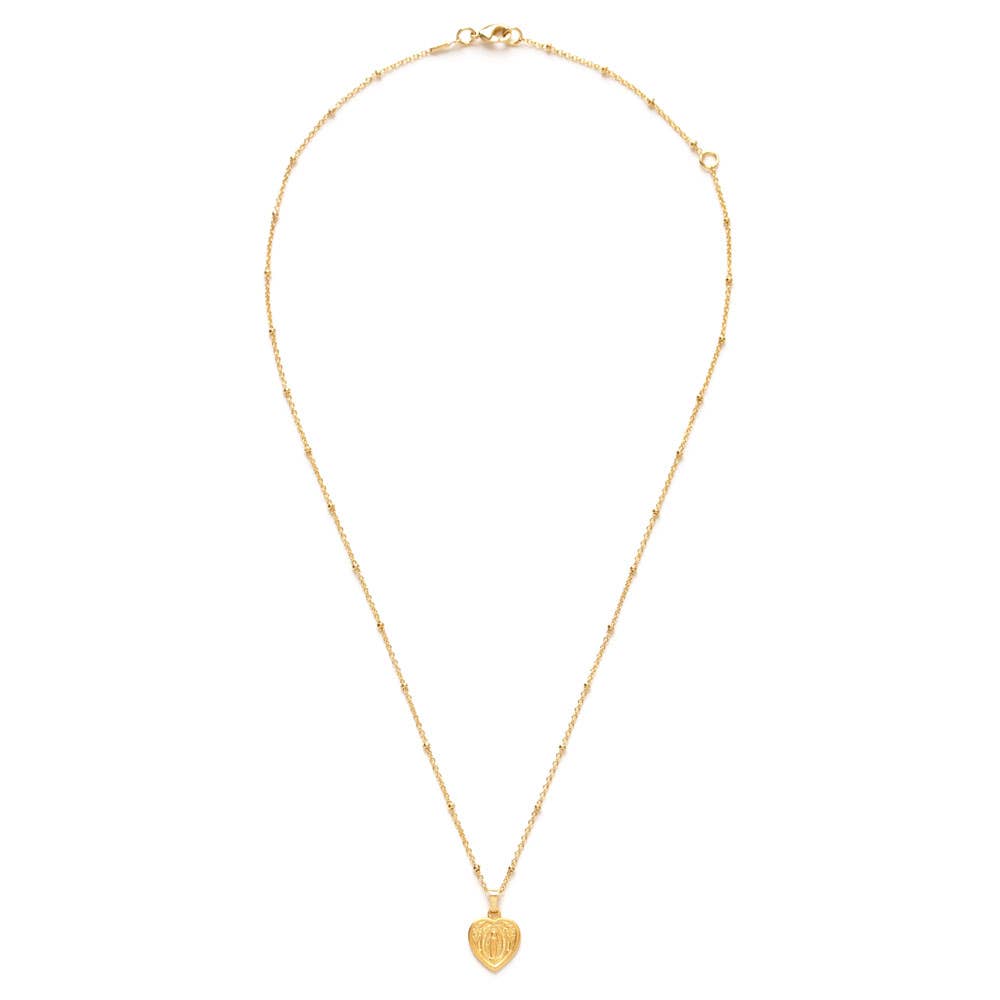 Miraculous Mary Heart Medallion
