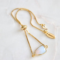 Moonlight Opalite Adjustable Bracelet for Elegant Style