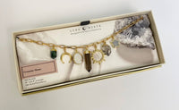 Moonstone Charm Necklace - Sustainable Elegance Jewelry