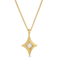Mother of Pearl Gold Stellina Pendant