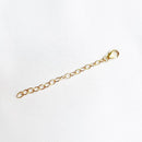Necklace Bracelet Anklet Extender Gold Filled: 3”