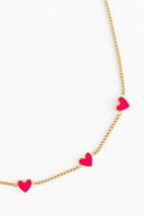 Neon Heart Necklace - Red Bird Road