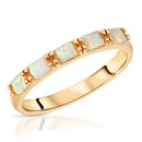 Opal Baguette Band: 6