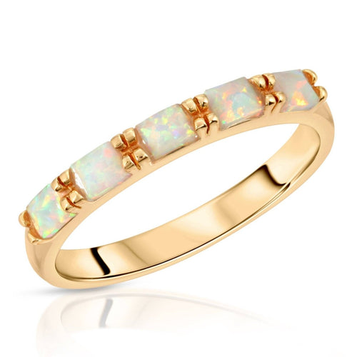 Opal Baguette Band: 6