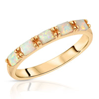 Opal Baguette Band: 7