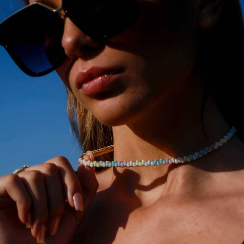 Opal Dancing Dreams Tennis Necklace