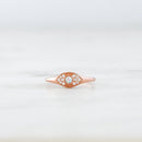 Opal Evil Eye Ring Rose Gold