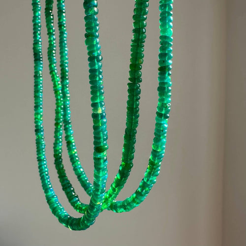 Green Ethiopian Opal Necklace