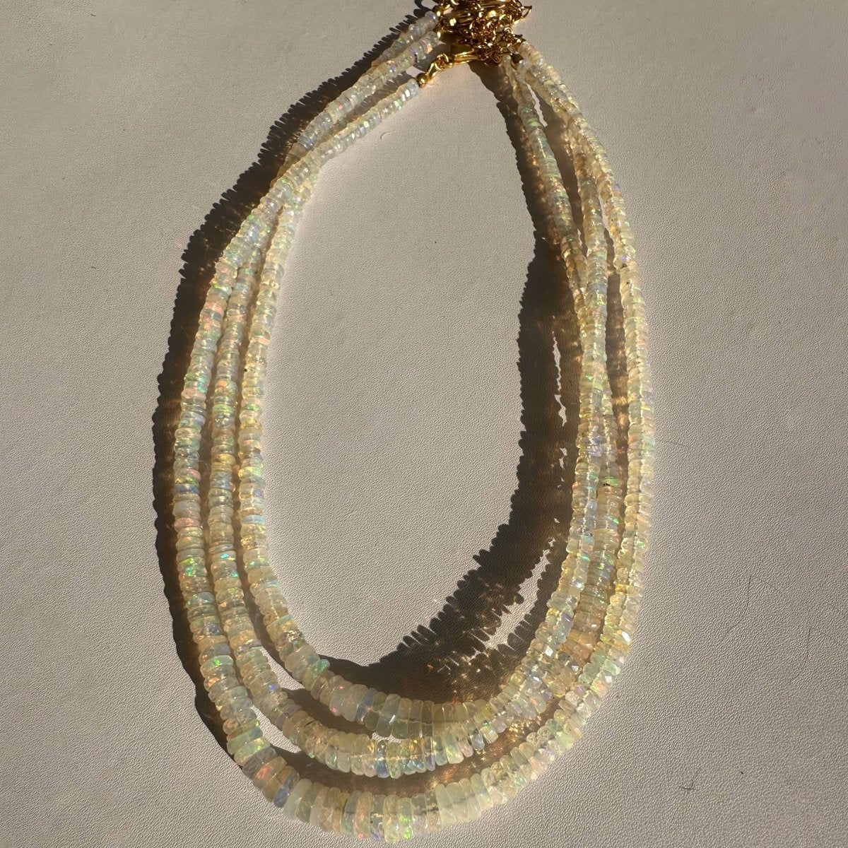 Opal Necklace | Natural Faceted Ethiopian Opal
