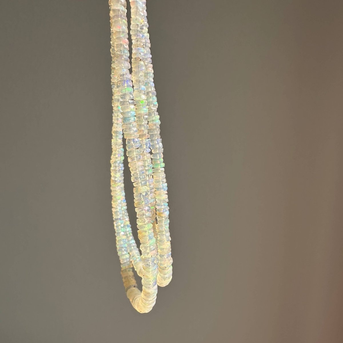 Opal Necklace | Natural Faceted Ethiopian Opal