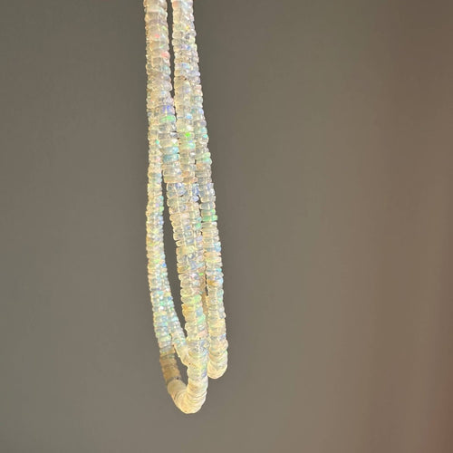 Opal Necklace | Natural Faceted Ethiopian Opal
