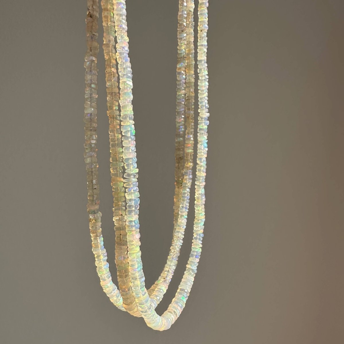 Opal Necklace | Natural Faceted Ethiopian Opal