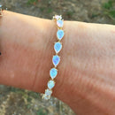 Opal Parisian Tennis Bracelet by La Kaiser