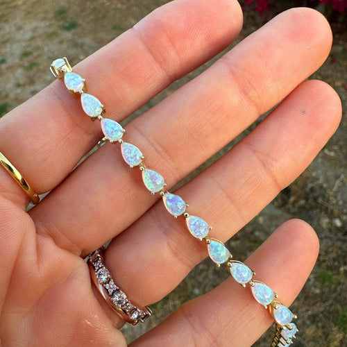 Opal Parisian Tennis Bracelet by La Kaiser