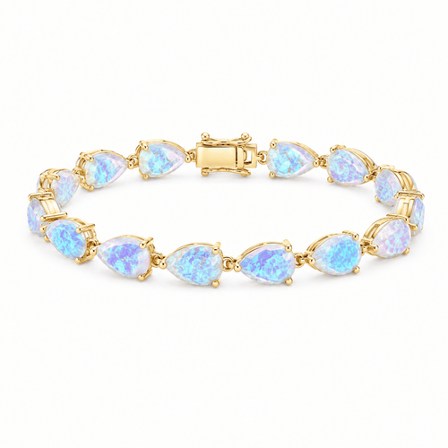 Opal Parisian Tennis Bracelet by La Kaiser