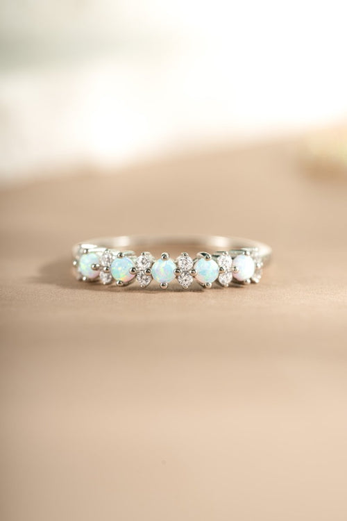 Opal Stephanie Stacking Ring - Red Bird Road