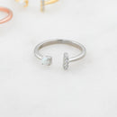 Open Cuff Opal Ring Rings by Sami Jewels
