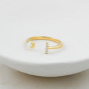 Open Cuff Opal Ring Rings by Sami Jewels