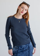 Organic Thermal Long Sleeve Midnight