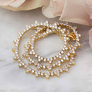 Parisian Elements Tennis Necklace - Red Bird Road