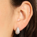 Patricia Crystal Pave Earrings in Teardrop Design