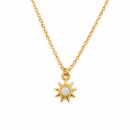 Petite Opal Starburst Pendant - Red Bird Road
