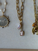 Pink Topaz Jewel Necklace