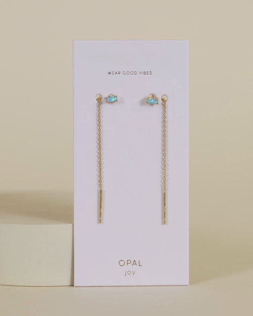 Fire Opal Studded Threader