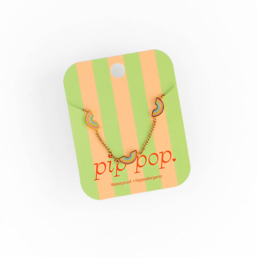 Rainbow Repeat Necklace: Pair - Red Bird Road