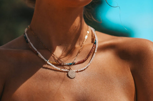 Rainbow Sapphire Gemstone Necklace