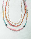 Rainbow Sapphire Gemstone Necklace
