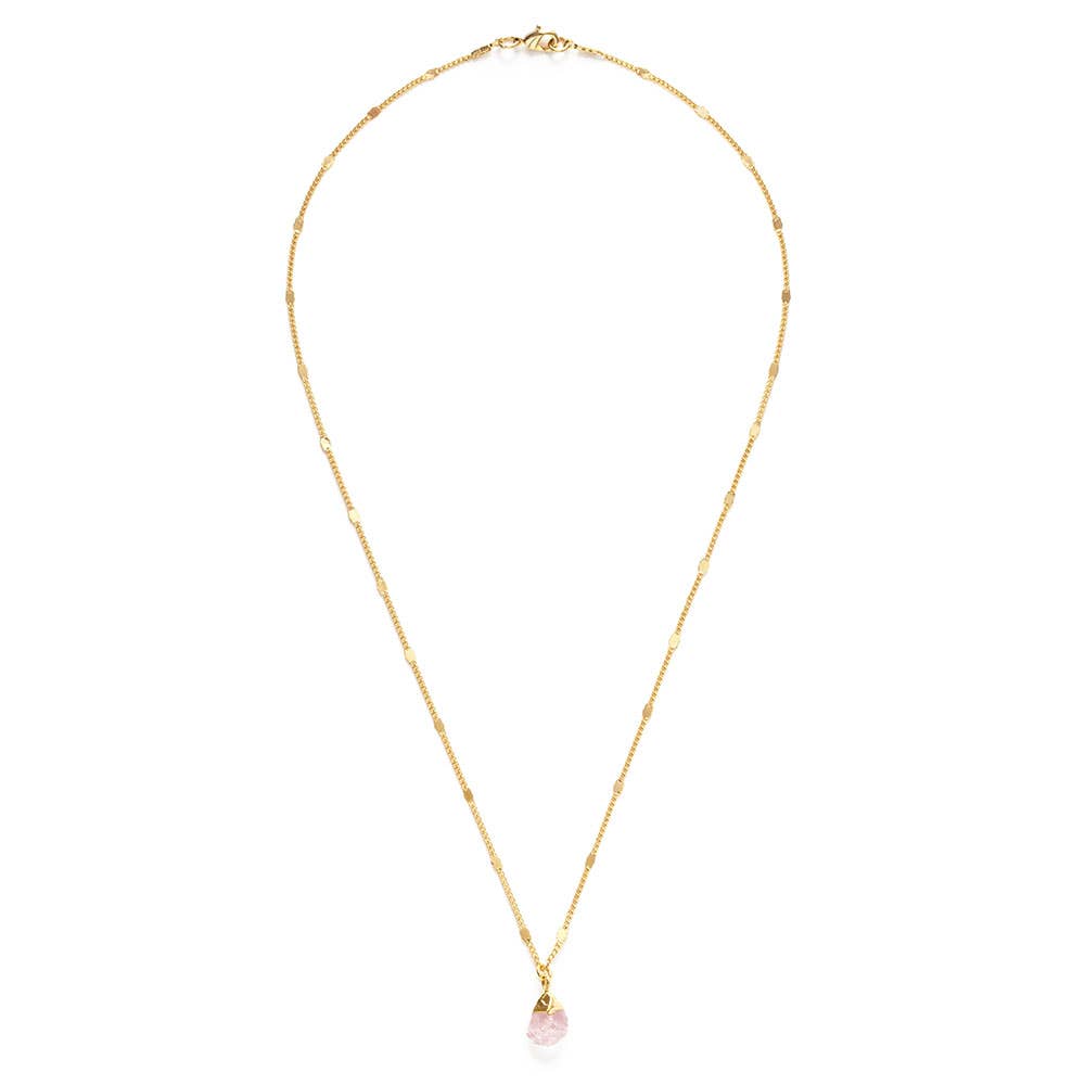 Raw Cut Gemstone Necklaces: Turquoise