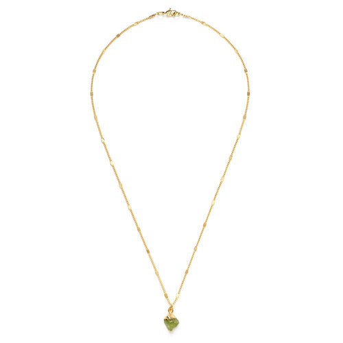 Raw Cut Gemstone Necklaces: Turquoise