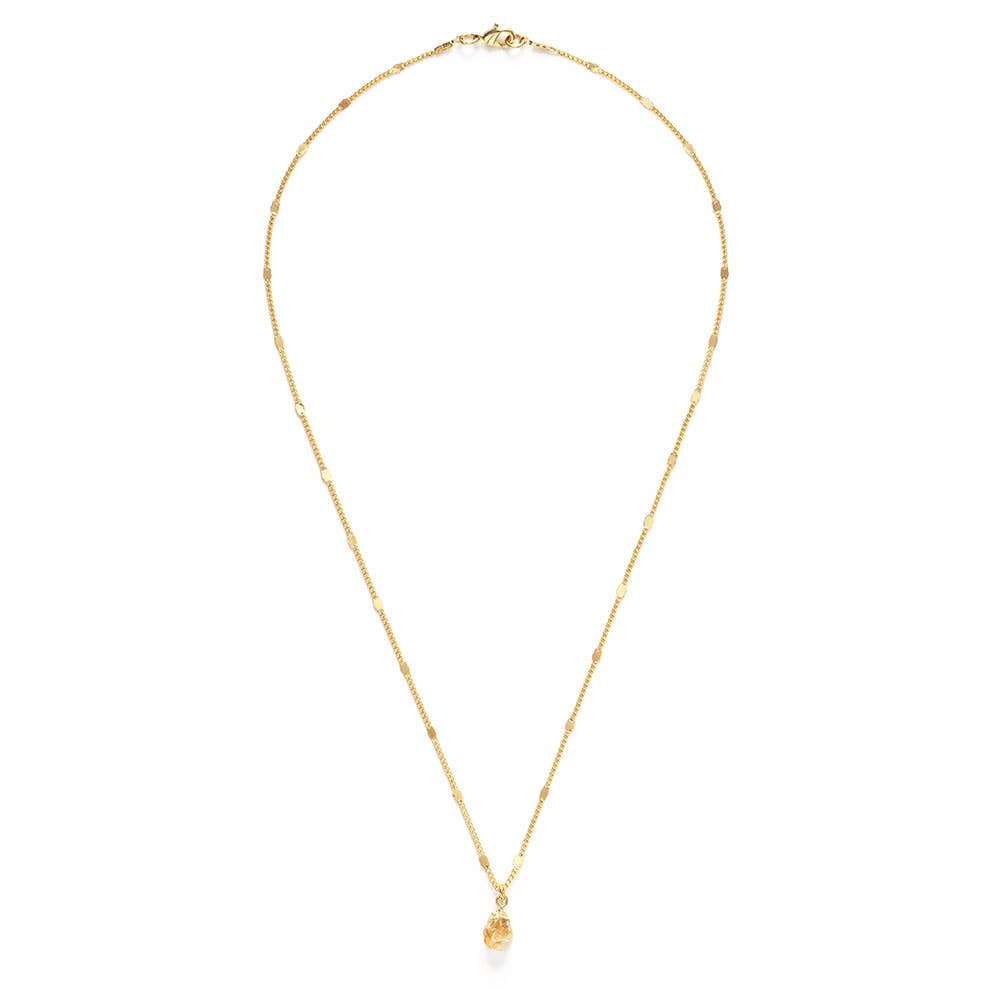 Raw Cut Gemstone Necklaces: Turquoise