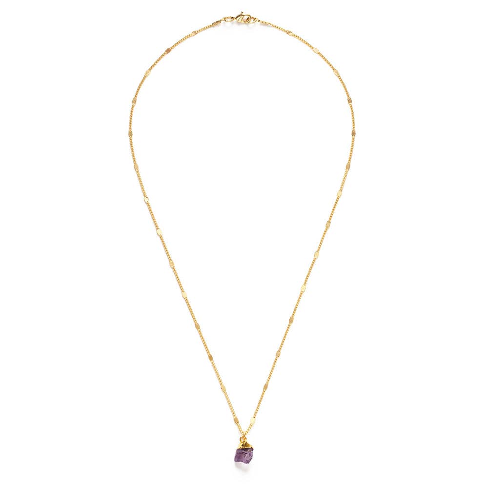 Raw Cut Gemstone Necklaces: Turquoise