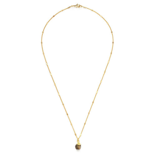 Raw Cut Gemstone Necklaces: Turquoise