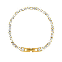 Rhae Waterproof Cubic Zirconia Bracelet for Stylish Elegance