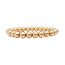 Rose Gold Beaded Bracelet- 6mm or 8mm 8mm Rose Gold