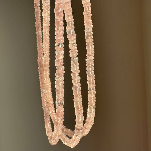 Rose Quartz | Pink Beaded Love Necklace