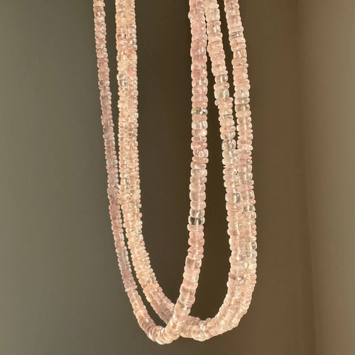 Rose Quartz | Pink Beaded Love Necklace