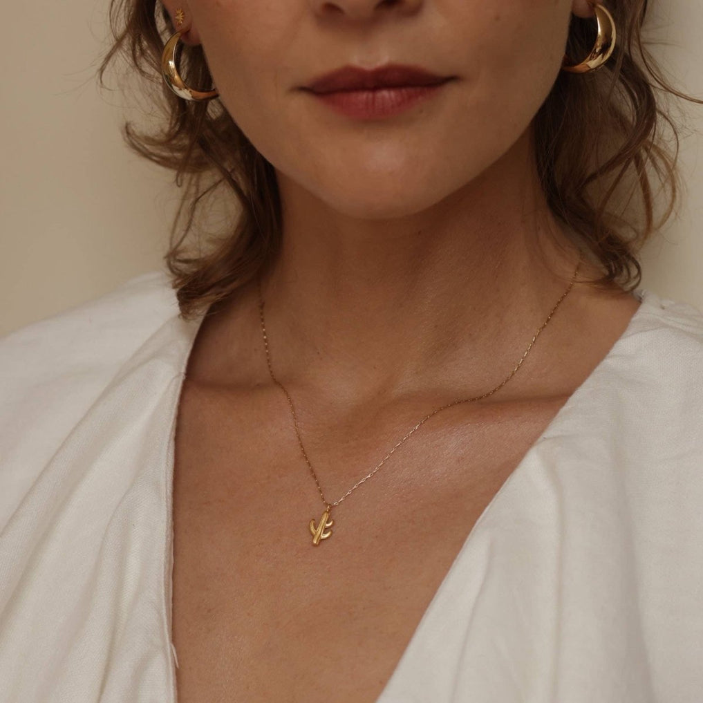 Saguaro Cactus necklace