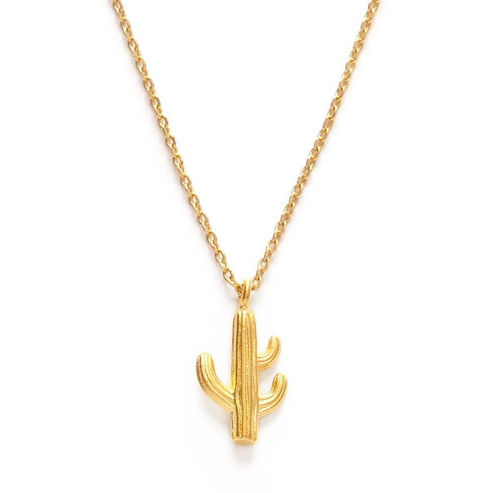 Saguaro Cactus necklace