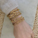 Sailor 18k Gold Mariner and Paperclip Link Chain Bracelet