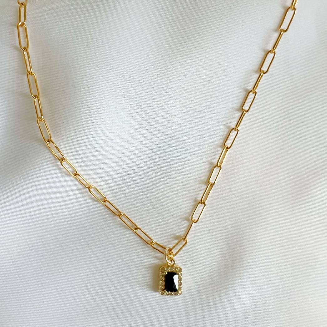 Shaina Paperclip Necklace Gold Filled - Red Bird Road