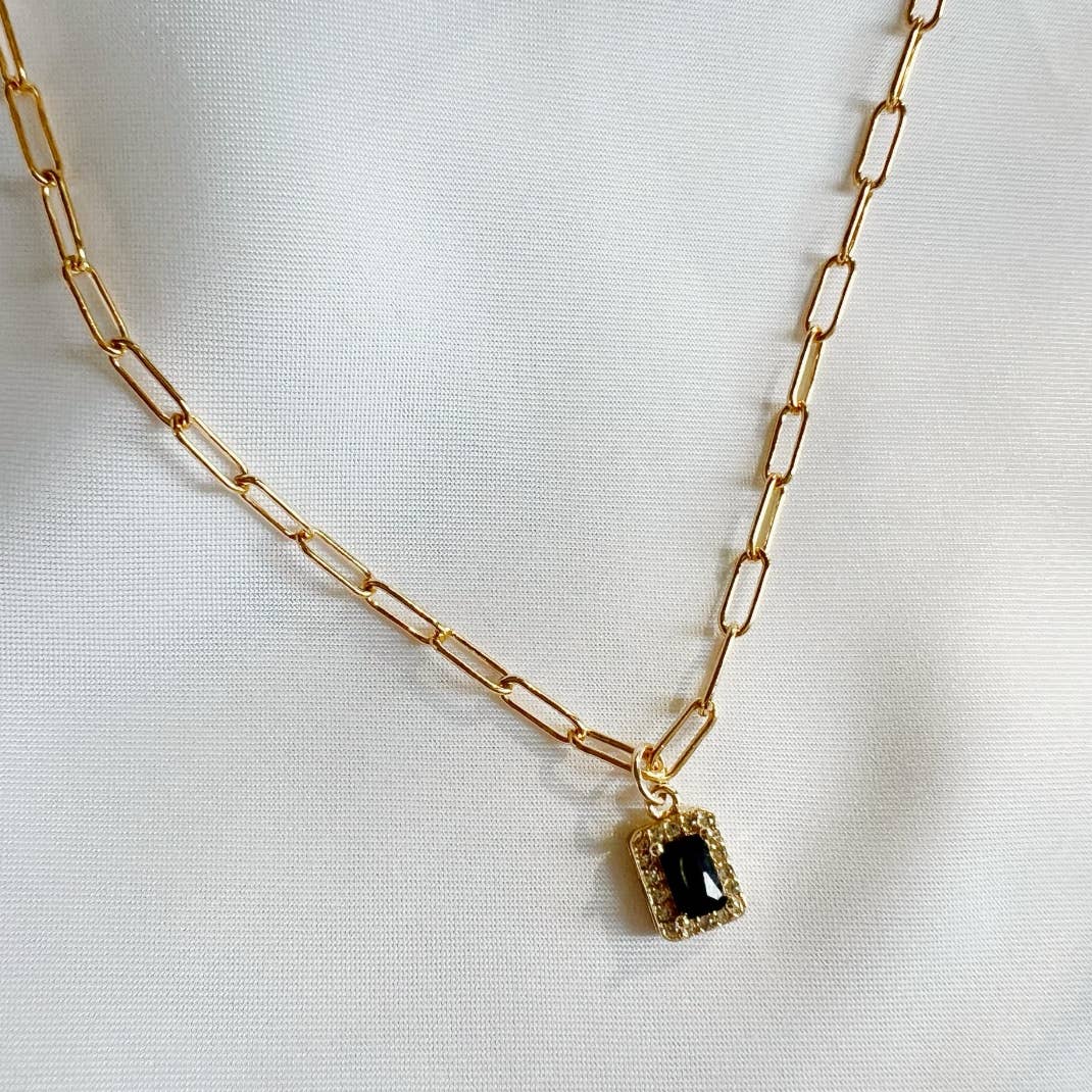 Shaina Paperclip Necklace Gold Filled - Red Bird Road