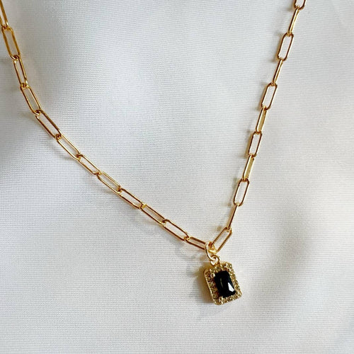 Shaina Paperclip Necklace Gold Filled - Red Bird Road