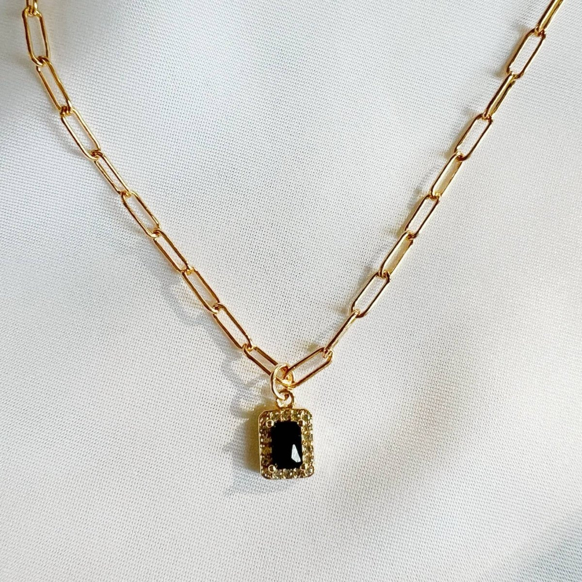 Shaina Paperclip Necklace Gold Filled - Red Bird Road