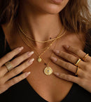 Shiloh Band Ring: 9 in 18k Gold Plating for Elegance