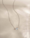 Sideways Pear Necklace: Gold - Red Bird Road