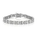 Silver Baguette Tennis Bracelet